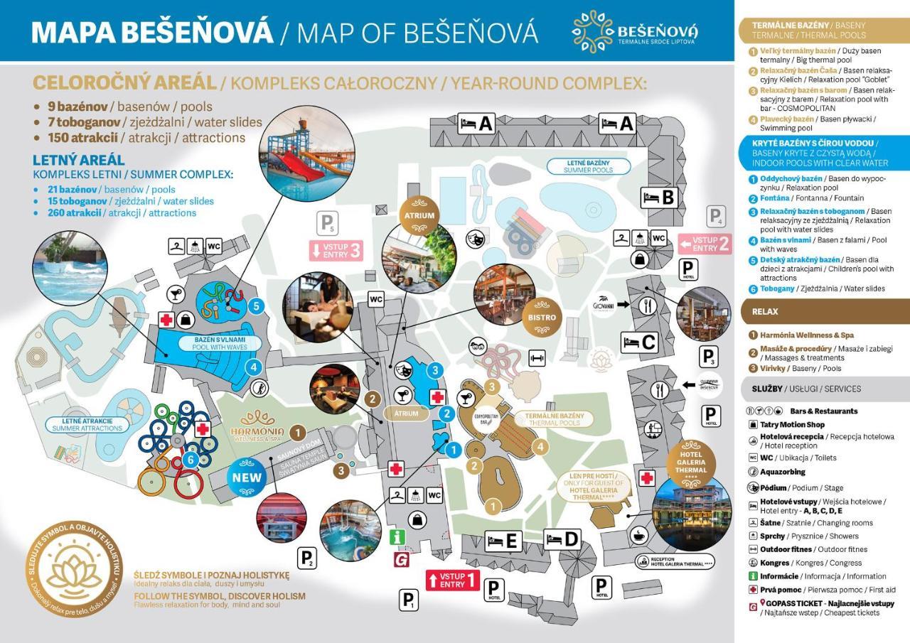 Apartman Aqua Bešeňová Eksteriør billede
